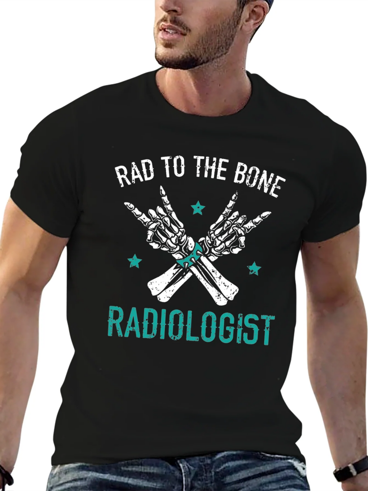 Rad to the Bone Radiologist Graphic Tee product image 6