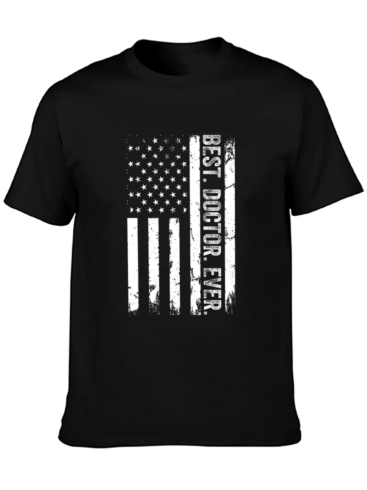 Best Doctor Ever - Patriotic Flag T-Shirt product image 3
