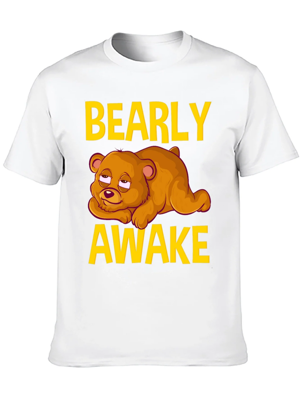 Bearly Awake Graphic Tee - Funny Sleepy Bear T-Shirt product image 7