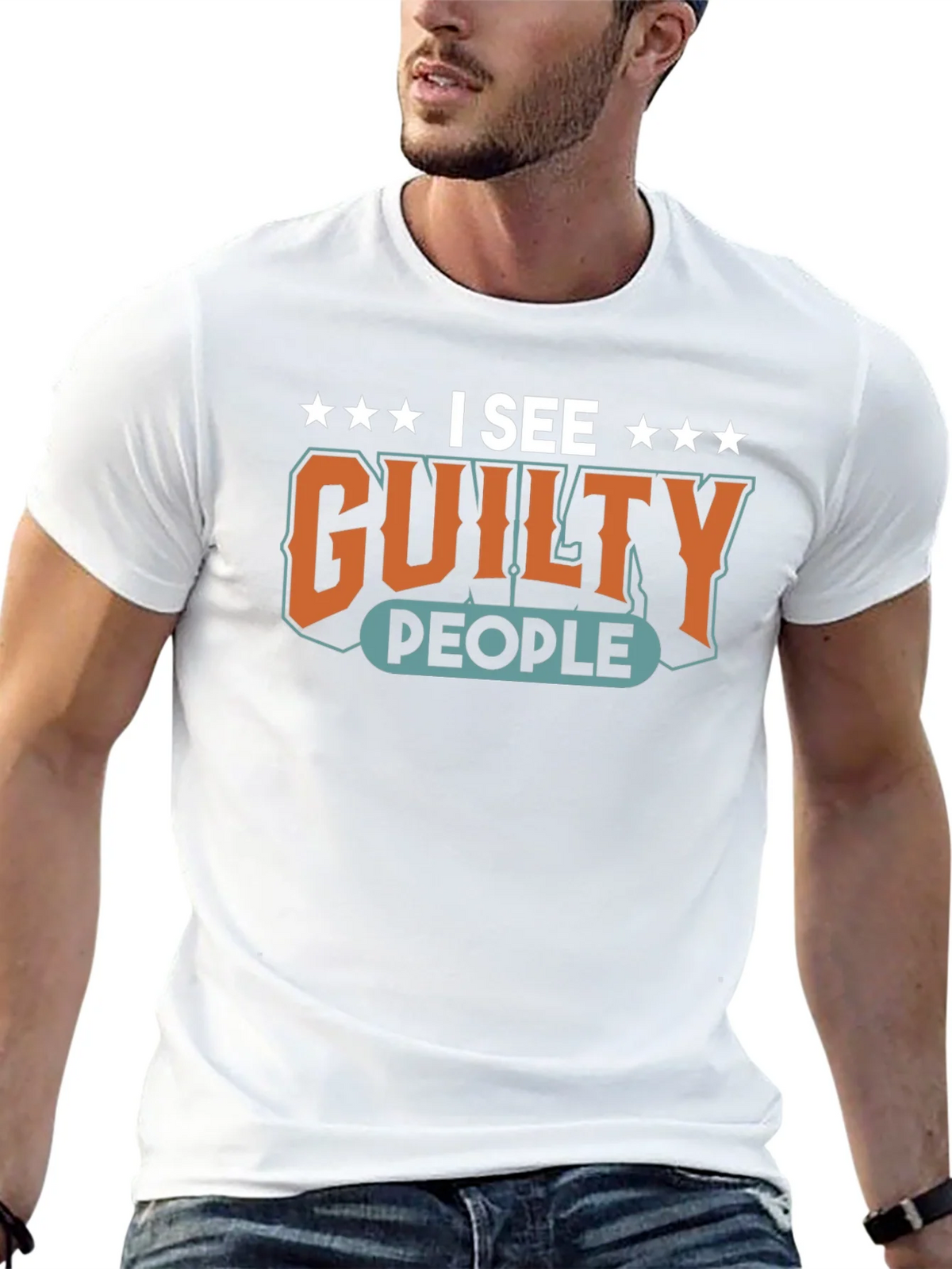 I See Guilty People Graphic T-Shirt product image 12
