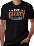 I See Guilty People Graphic T-Shirt product image 1