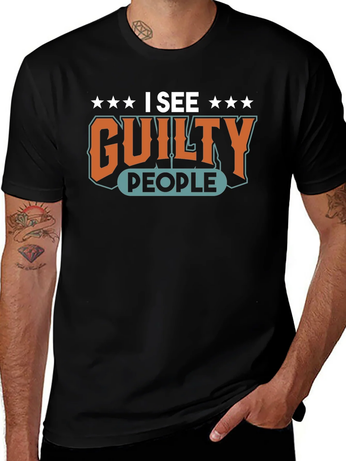 I See Guilty People Graphic T-Shirt product image 1