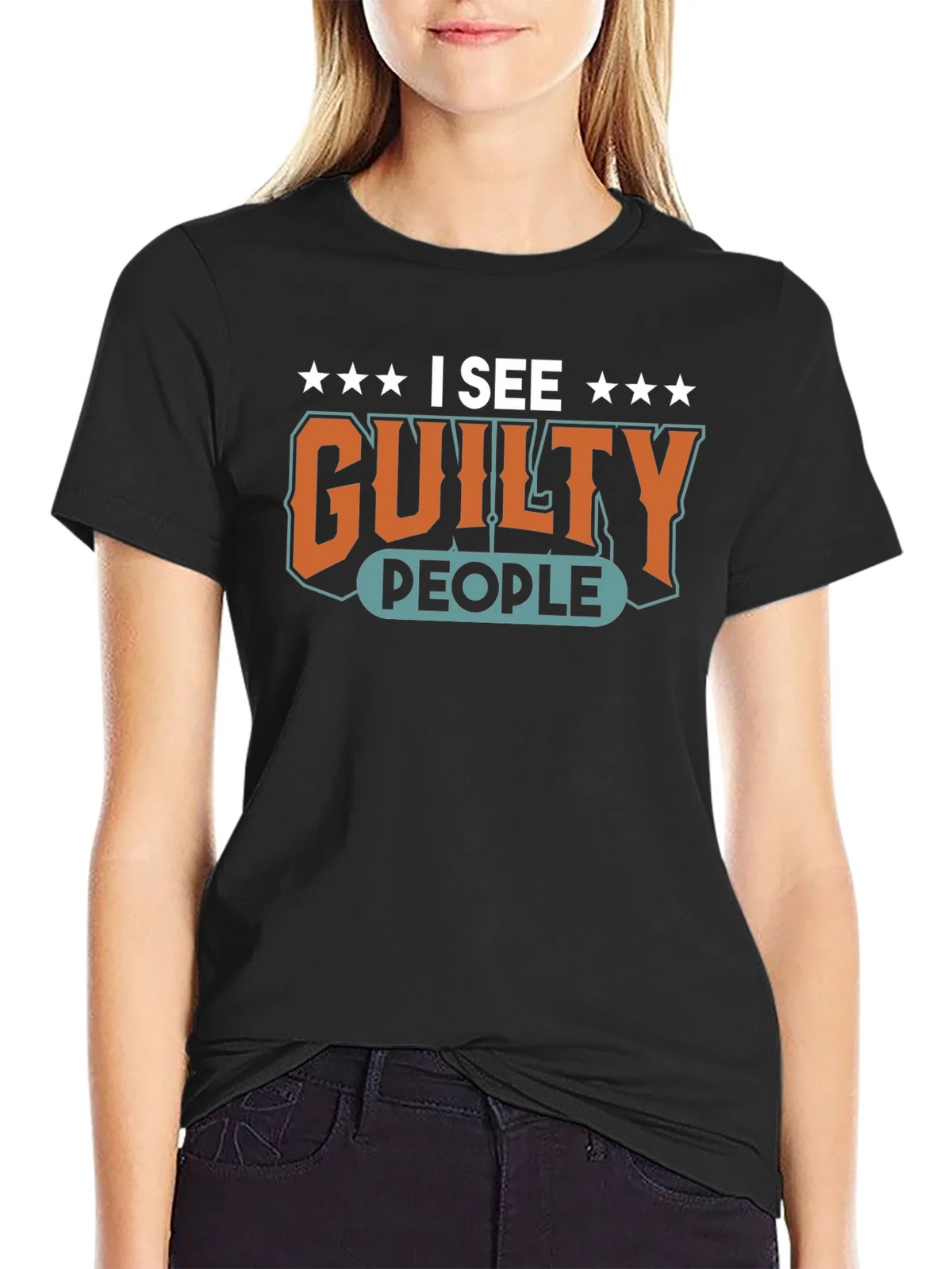 I See Guilty People Graphic T-Shirt product image 2