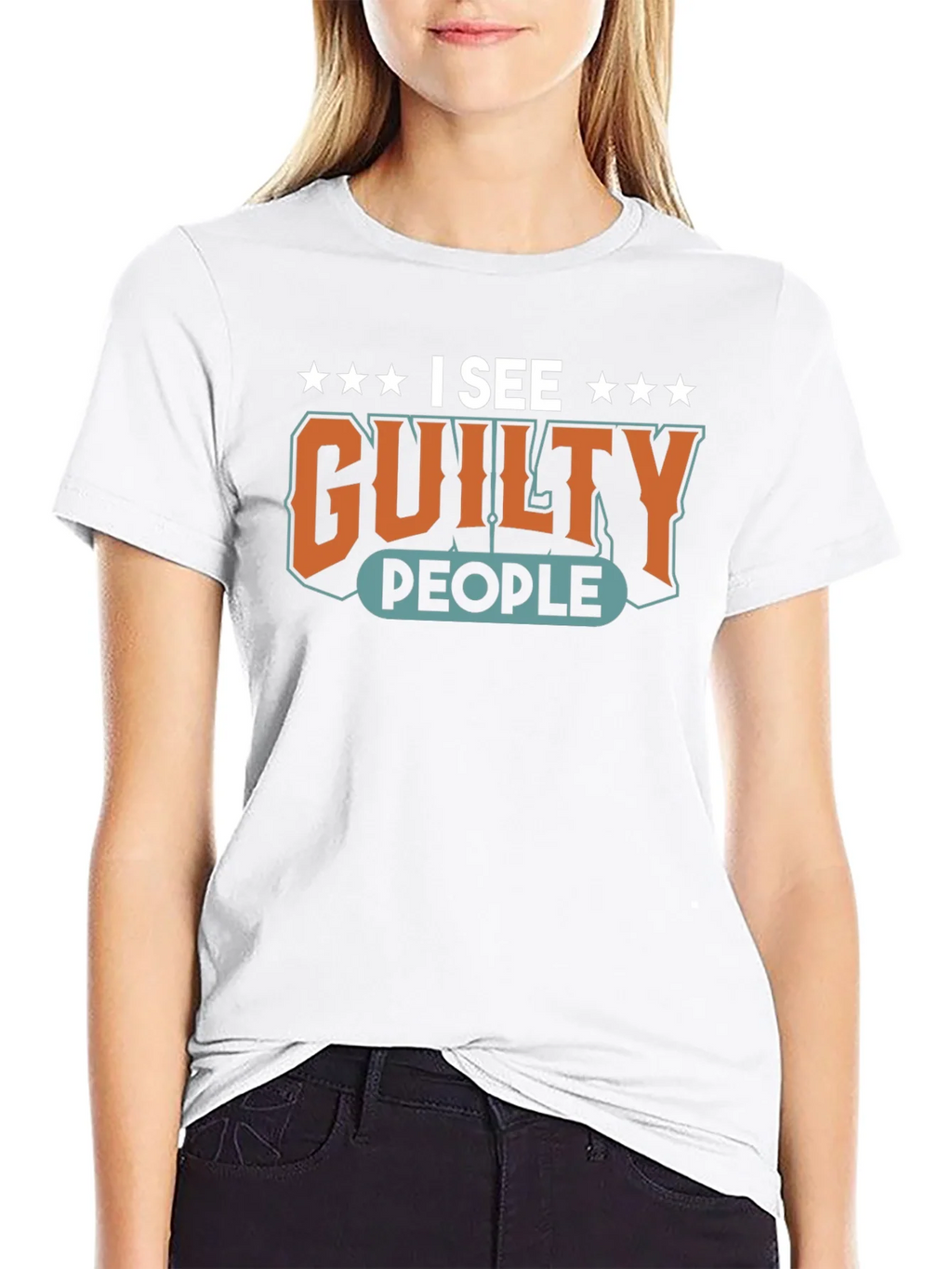 I See Guilty People Graphic T-Shirt product image 8