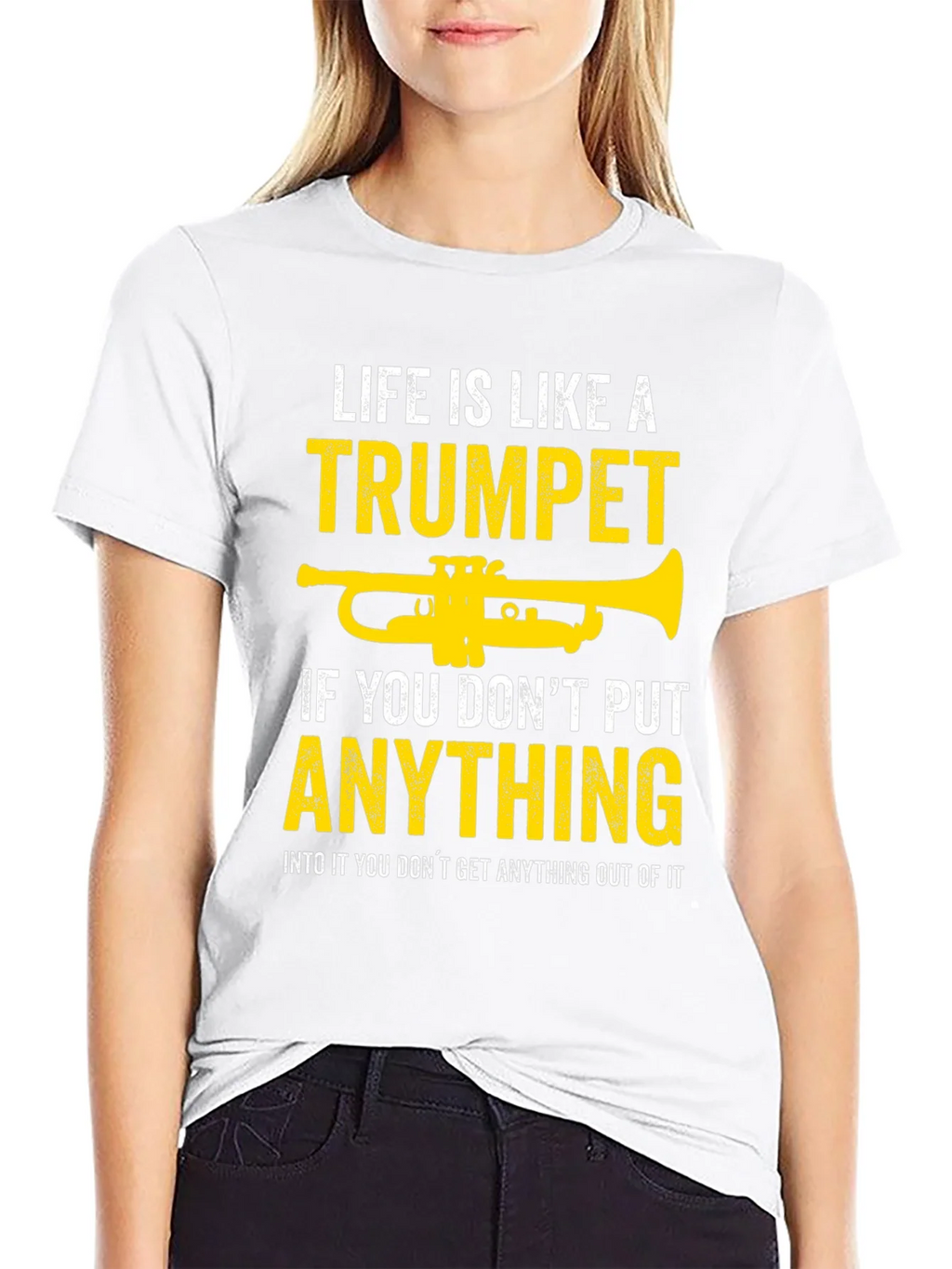 Life is Like a Trumpet T-Shirt product image 8