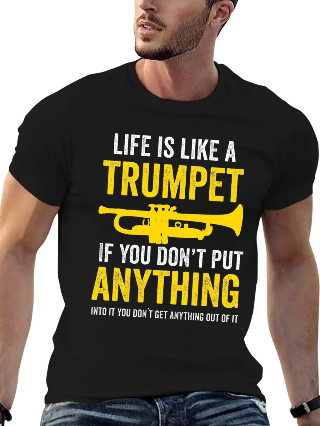 Life is Like a Trumpet T-Shirt product image 6