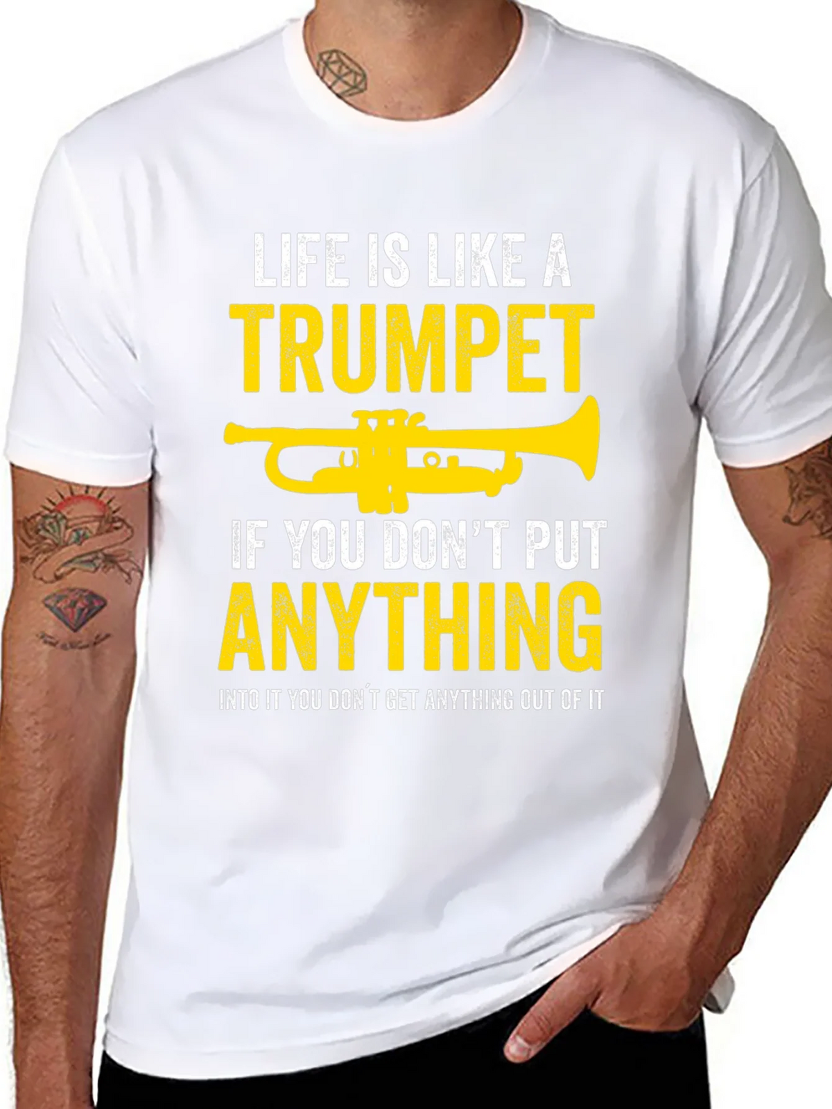 Life is Like a Trumpet T-Shirt product image 7