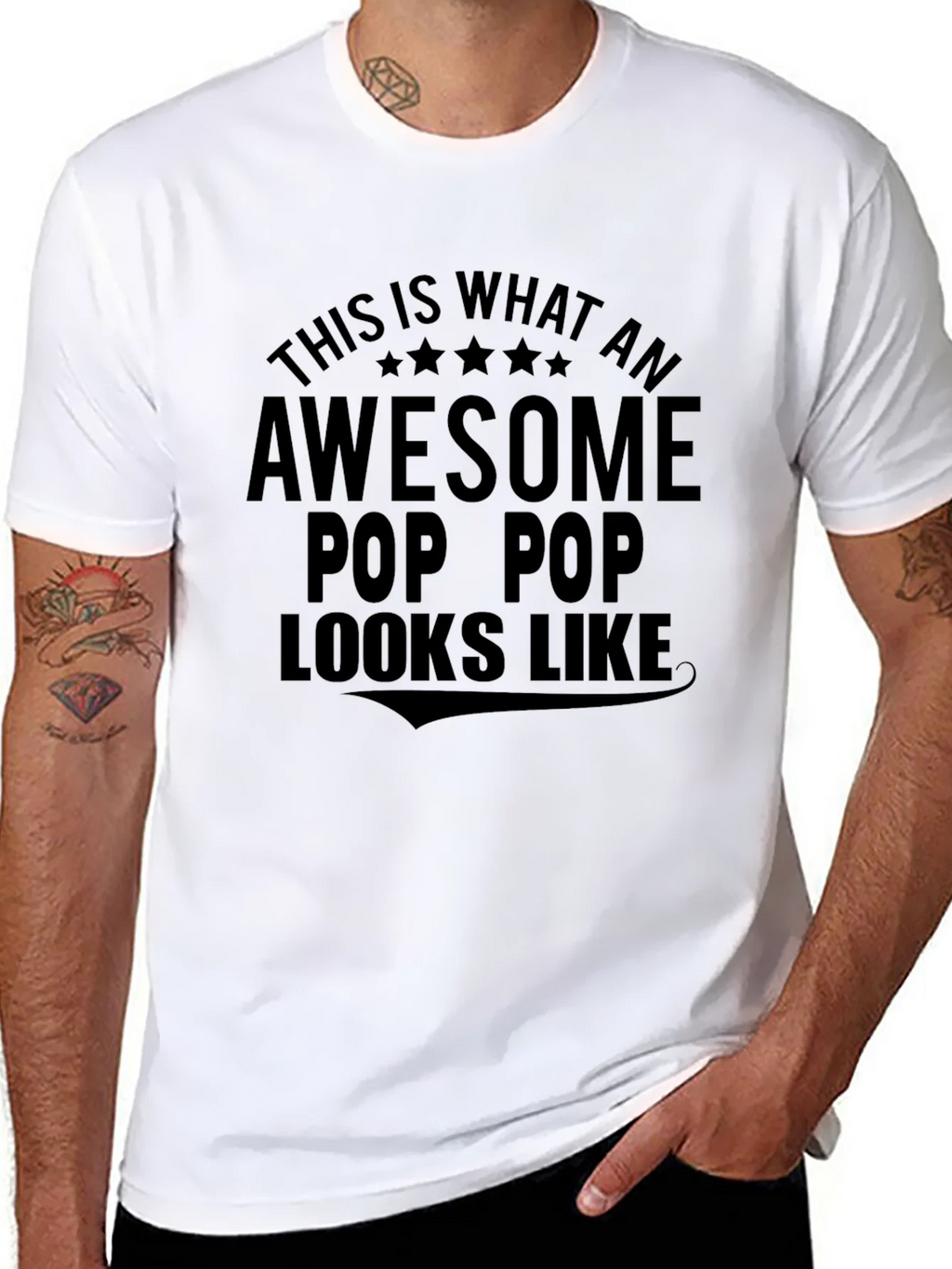 Awesome Pop T-Shirt - Gift for Grandfather product image 7
