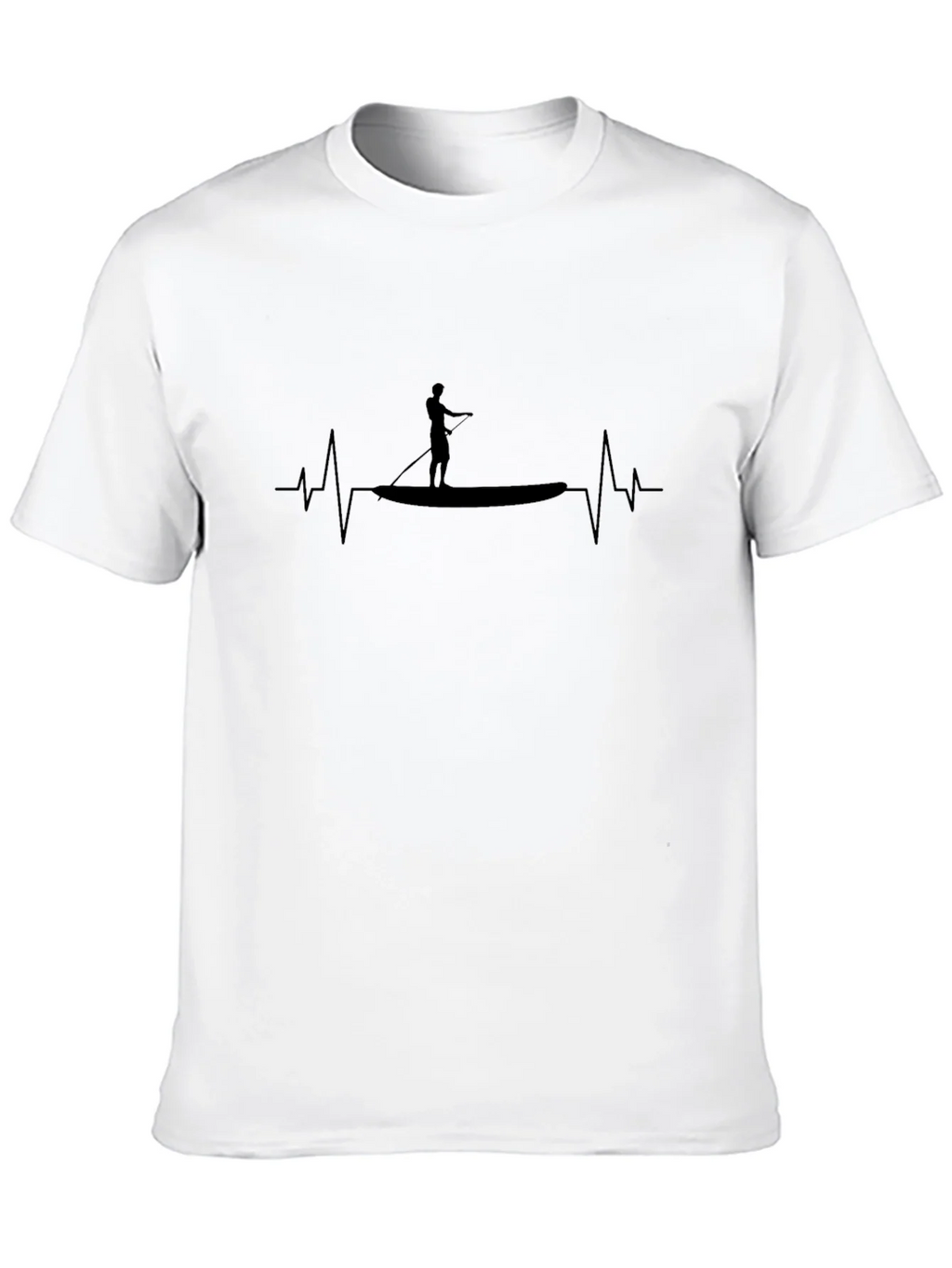 Paddle Board Heartbeat T-Shirt - Black product image 9