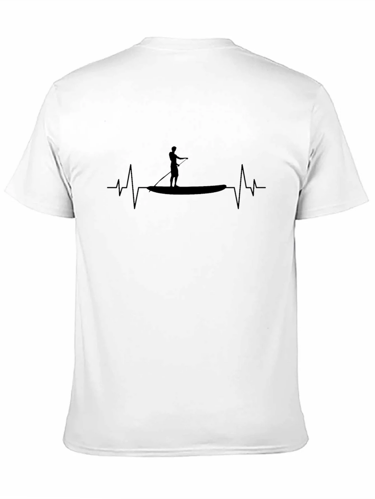Paddle Board Heartbeat T-Shirt - Black product image 10