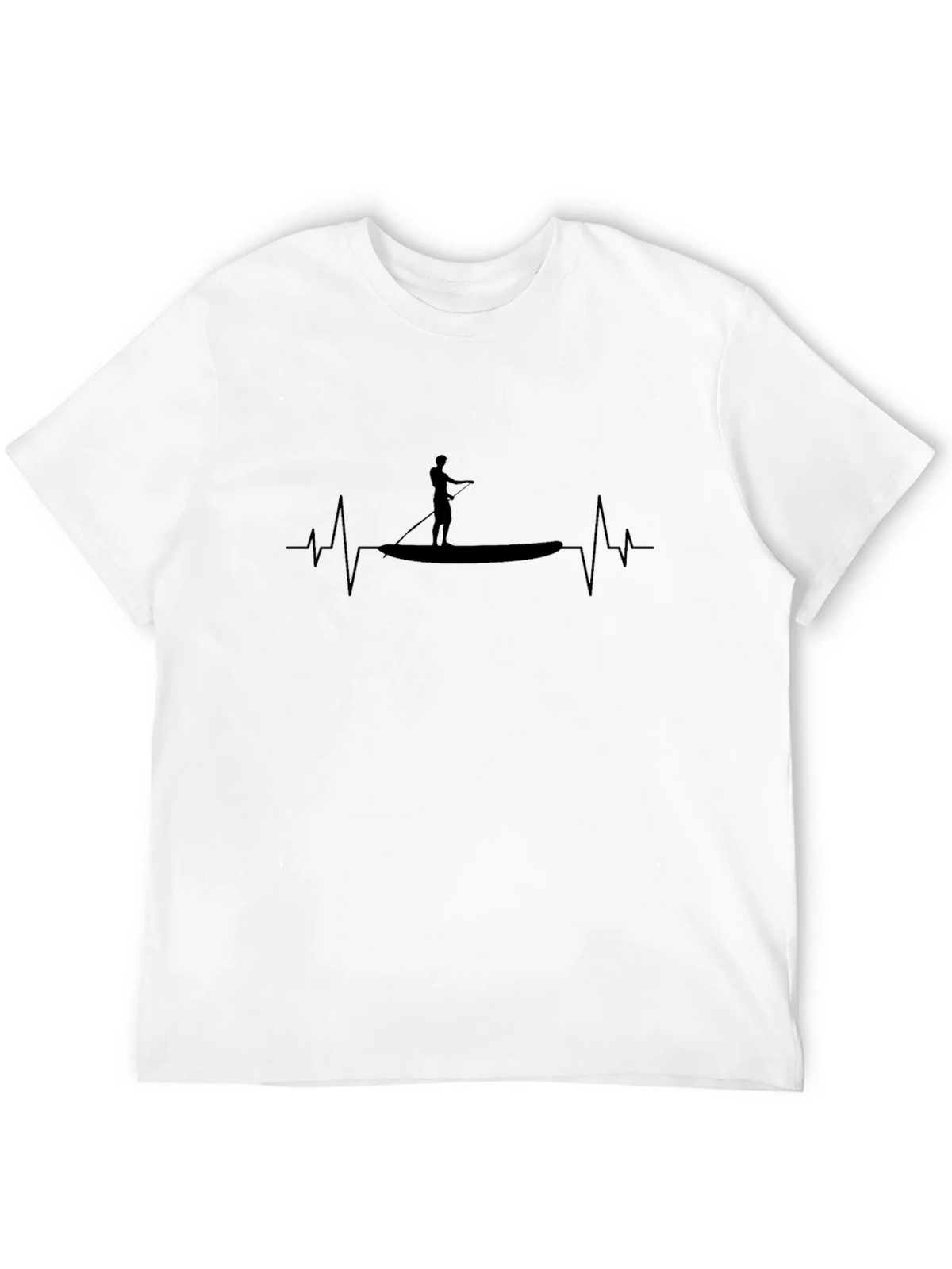 Paddle Board Heartbeat T-Shirt - Black product image 11