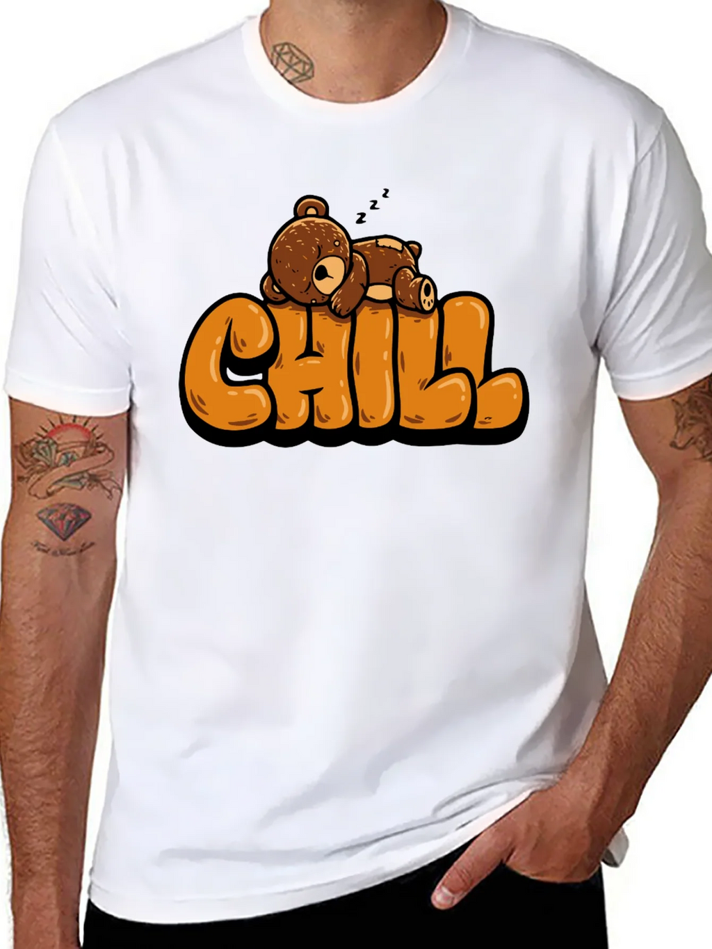 Chill Bear T-Shirt - Relaxed Style product image 7