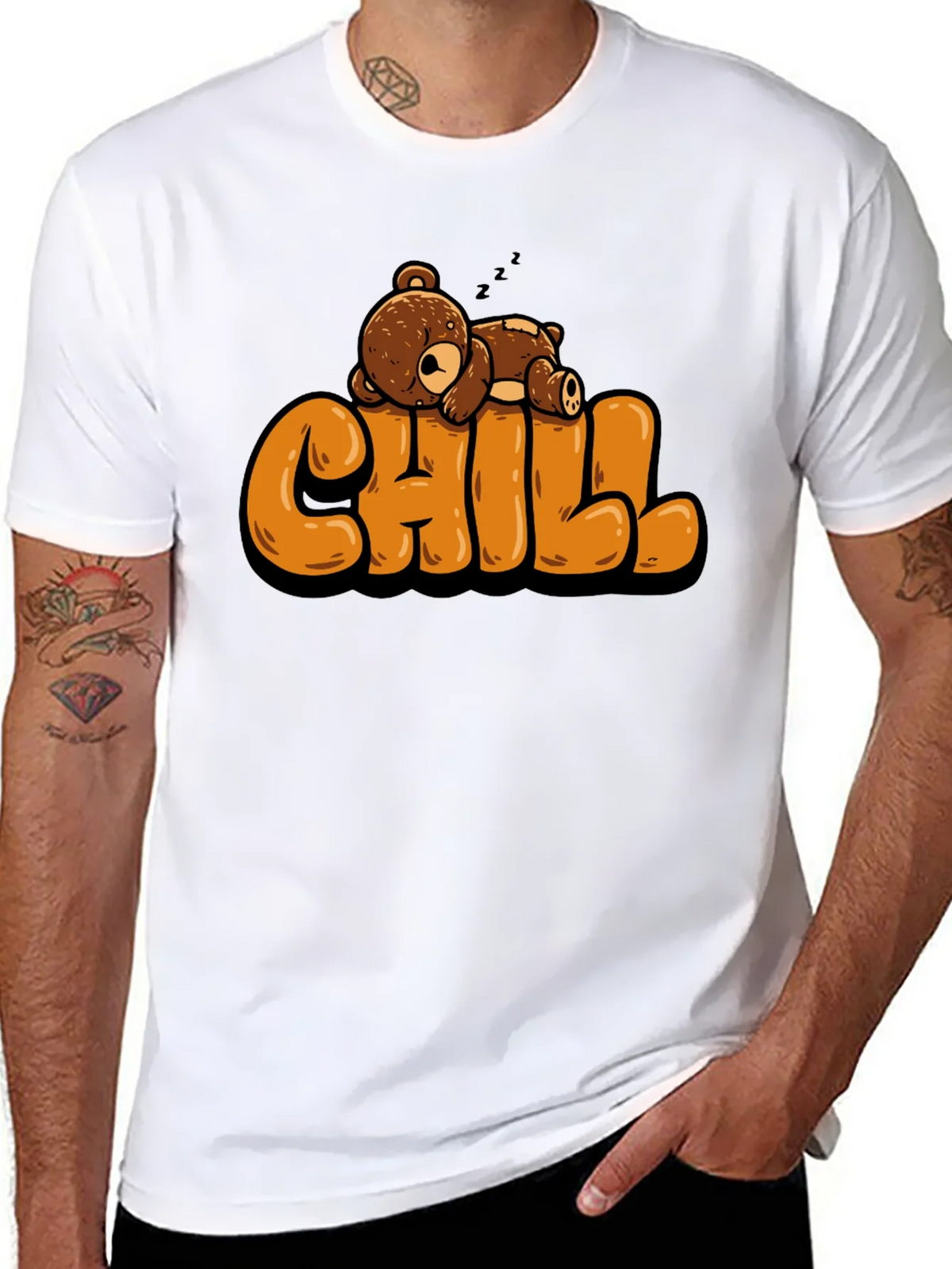 Chill Bear T-Shirt - Relaxed Style product image 7
