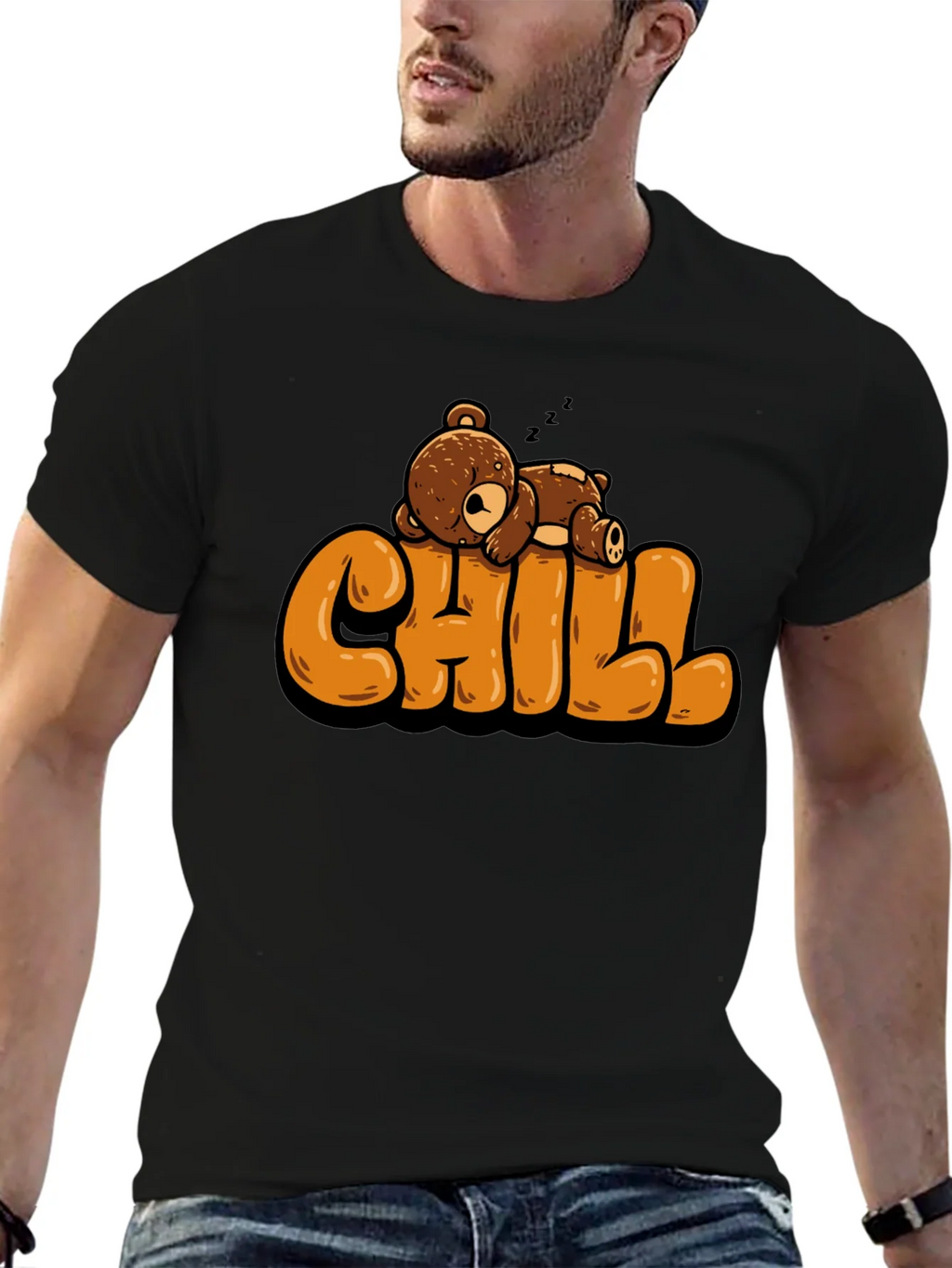 Chill Bear T-Shirt - Relaxed Style product image 6