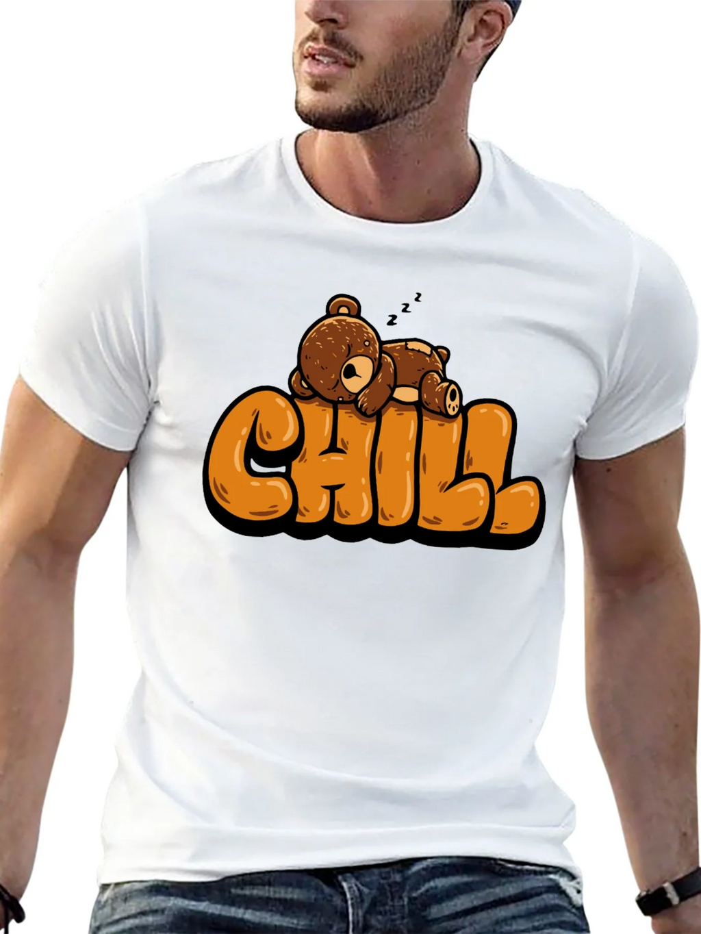 Chill Bear T-Shirt - Relaxed Style product image 12
