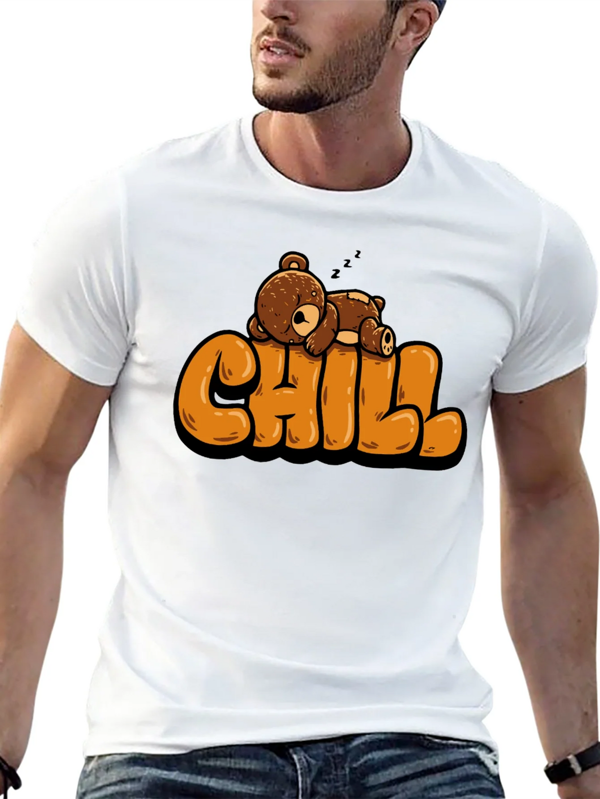 Chill Bear T-Shirt - Relaxed Style product image 12