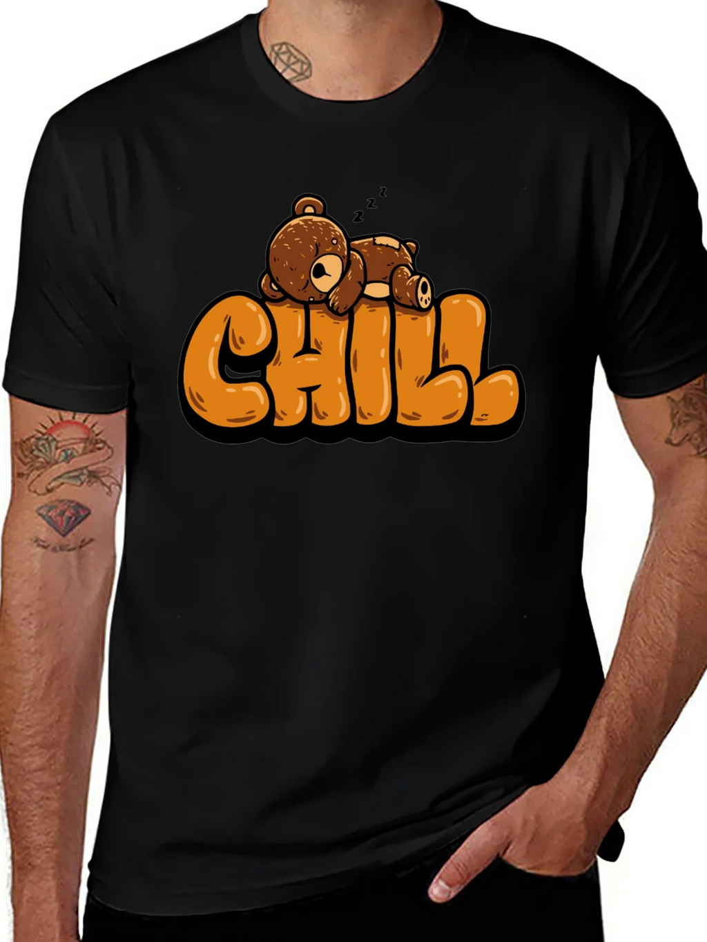 Chill Bear T-Shirt - Relaxed Style product image 1