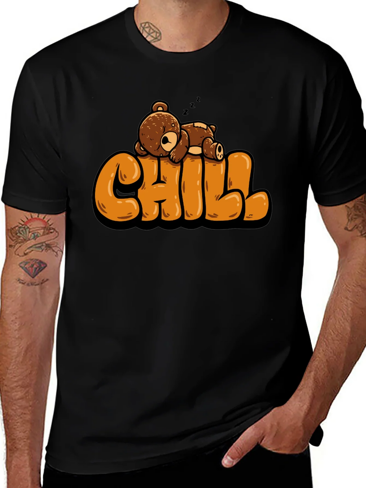 Chill Bear T-Shirt - Relaxed Style product image 1
