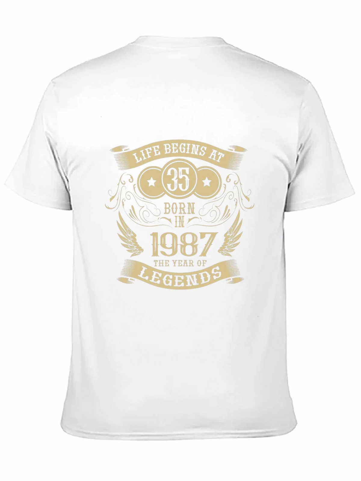 Life Begins at 35 - Born in 1987 T-Shirt product image 9