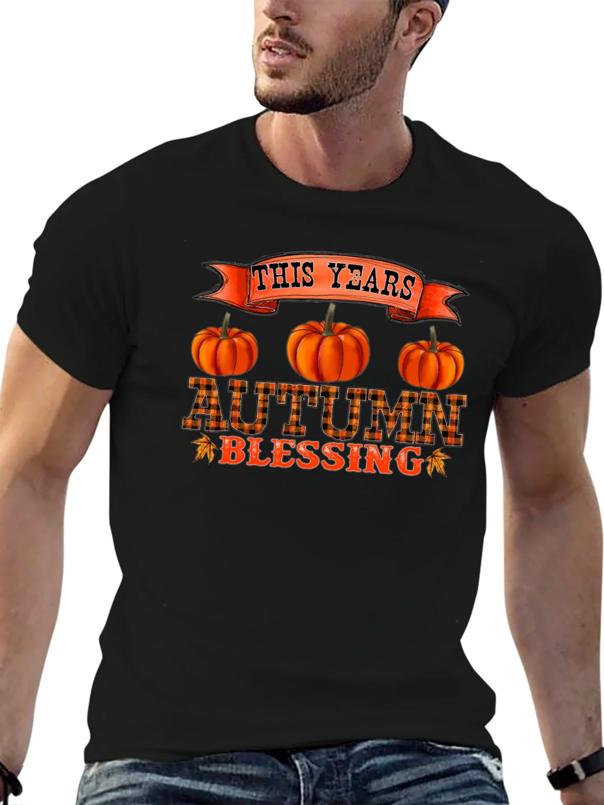 Autumn Blessing Black T-Shirt product image 6