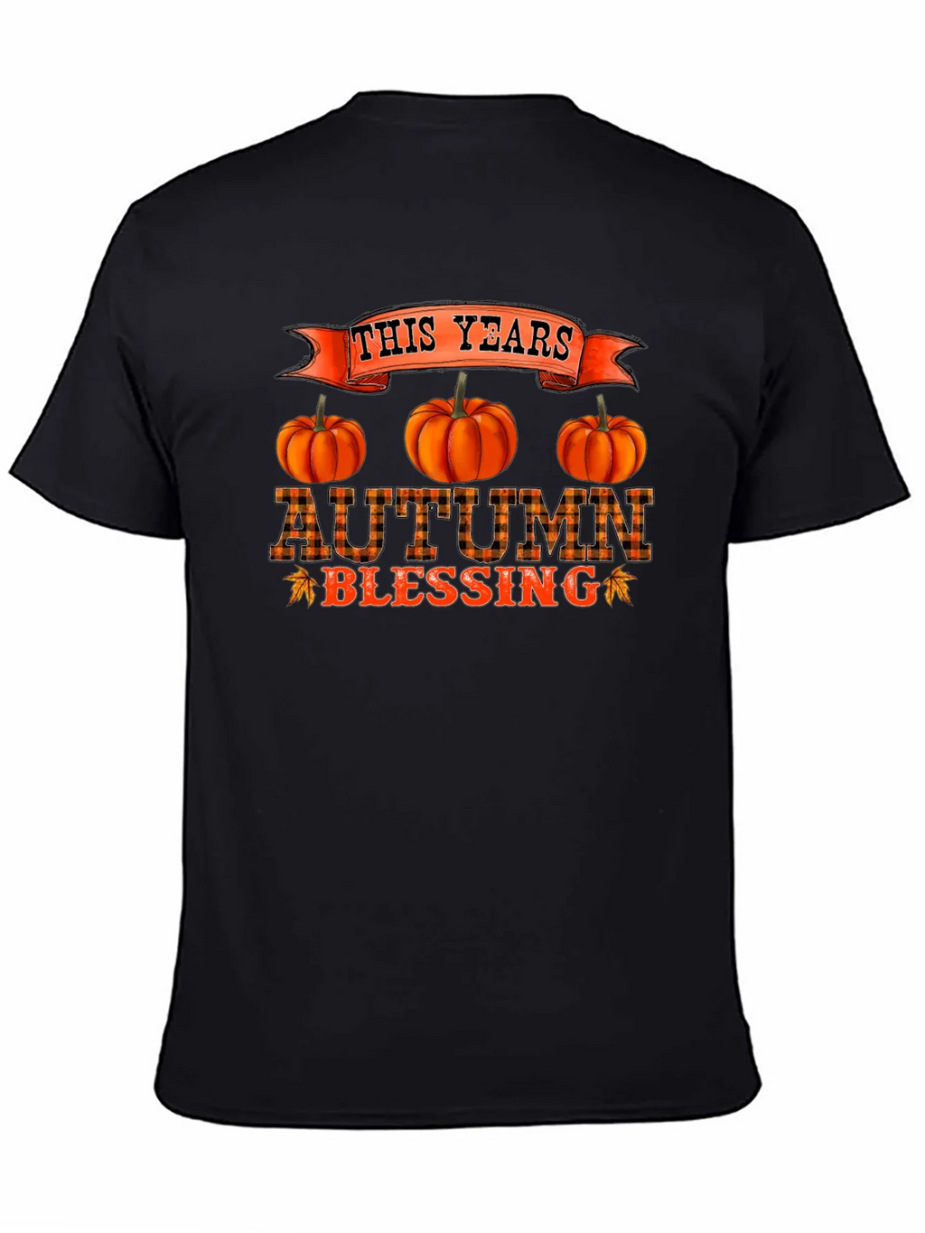 Autumn Blessing Black T-Shirt product image 4