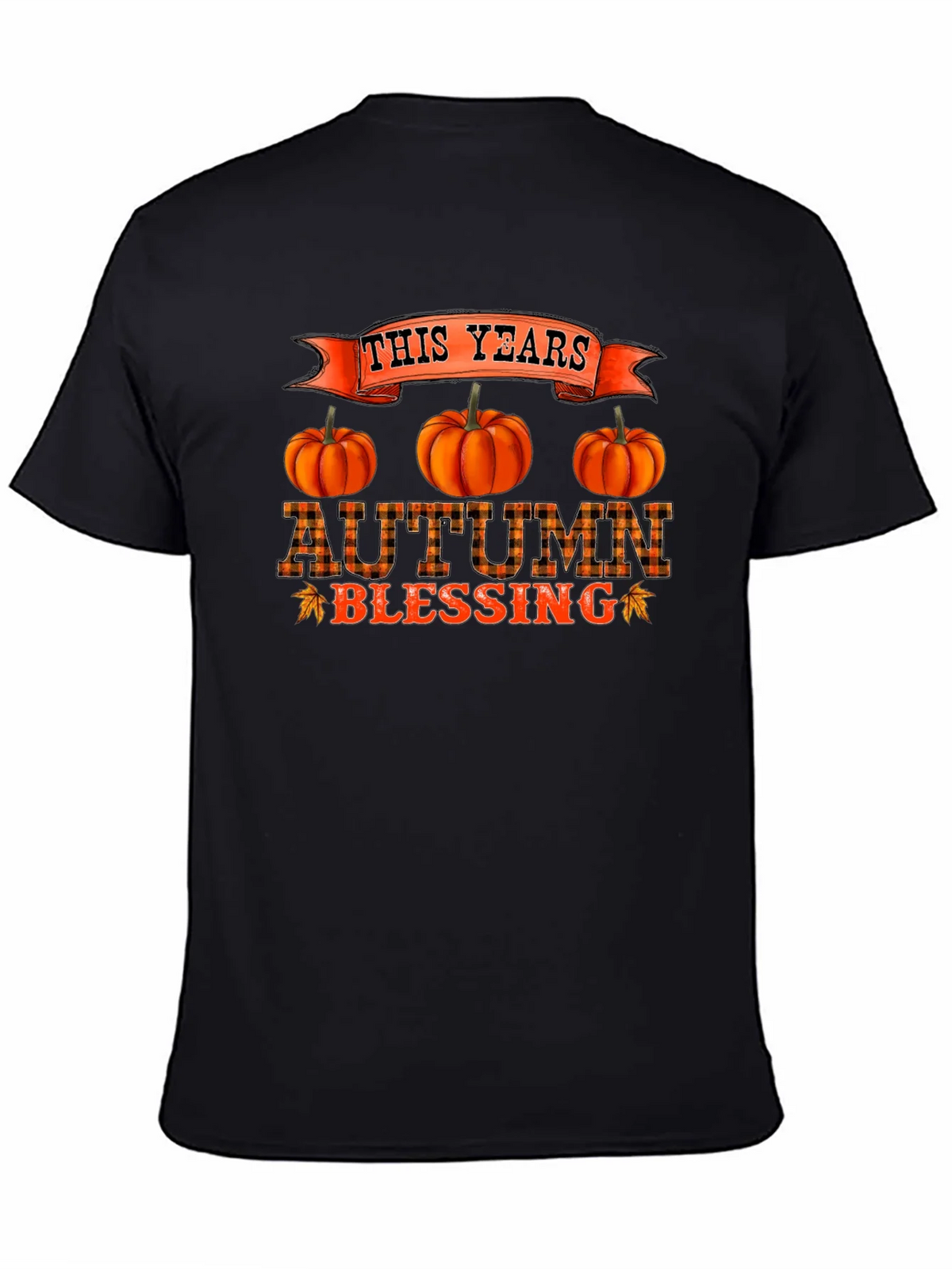Autumn Blessing Black T-Shirt product image 4