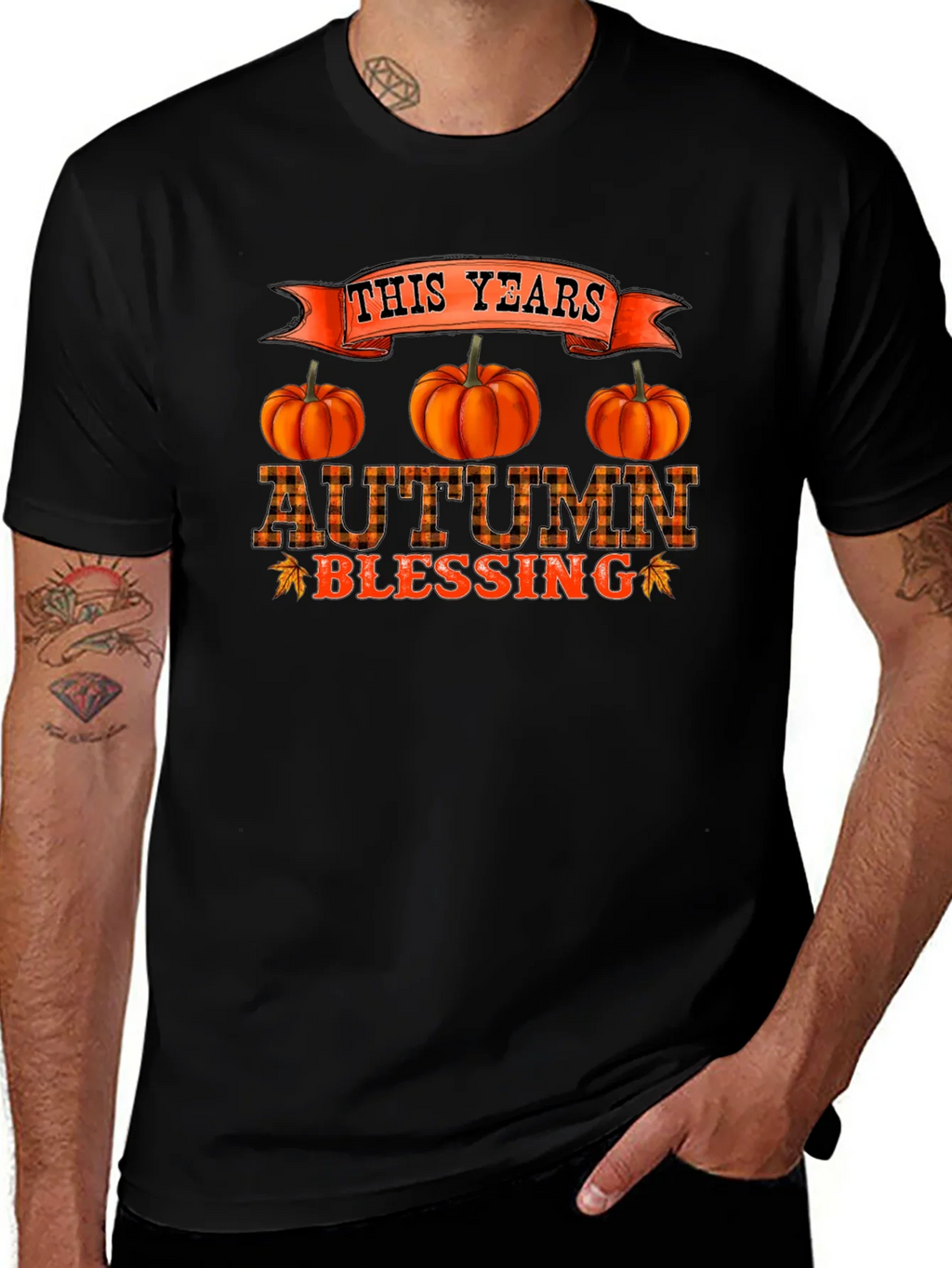 Autumn Blessing Black T-Shirt product image 1
