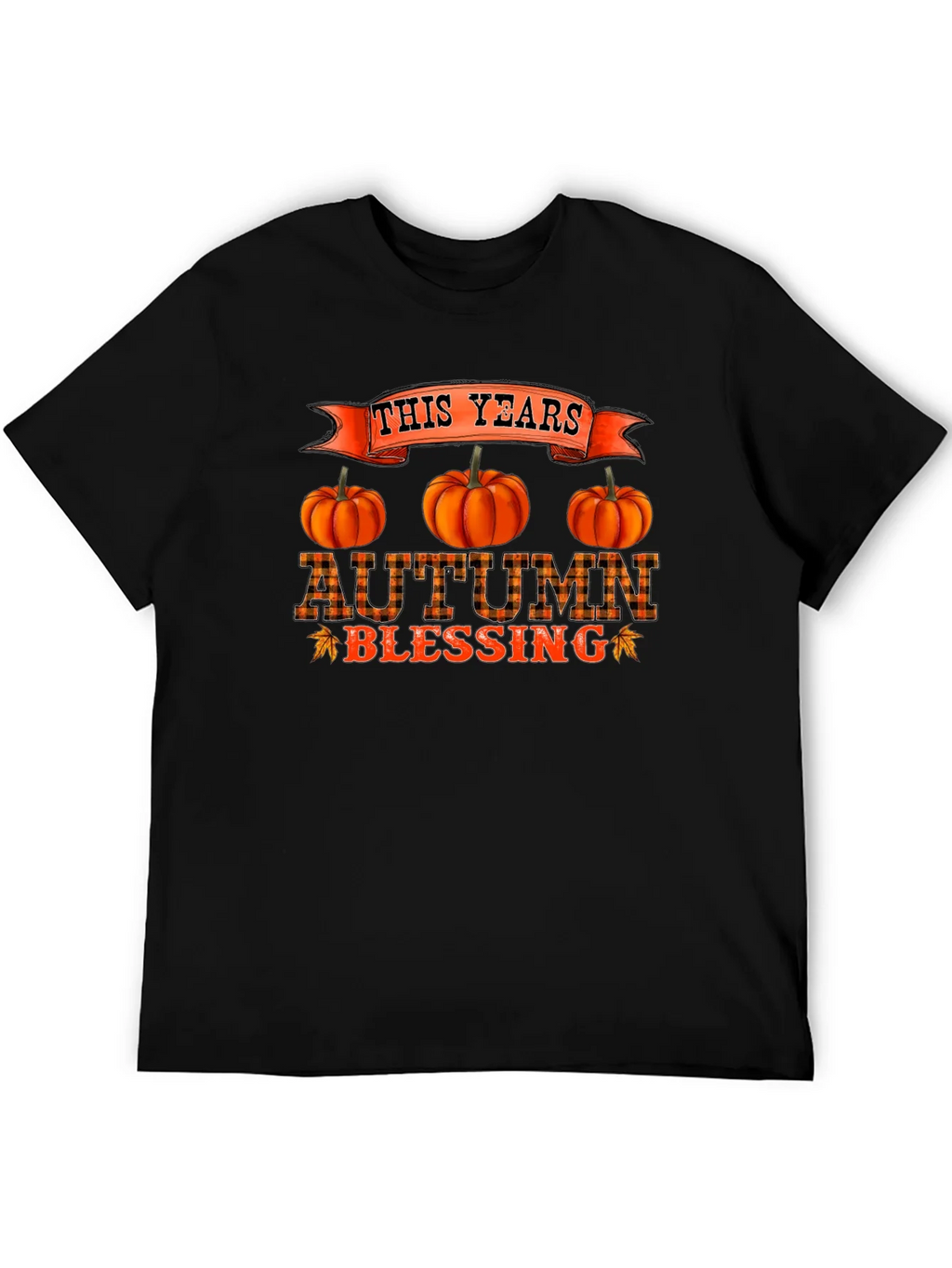 Autumn Blessing Black T-Shirt product image 5