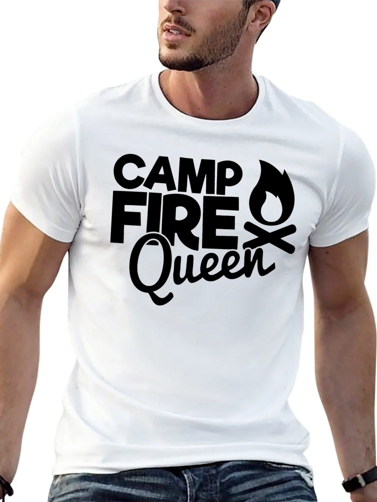 Campfire Queen Graphic Tee - Black product image 12