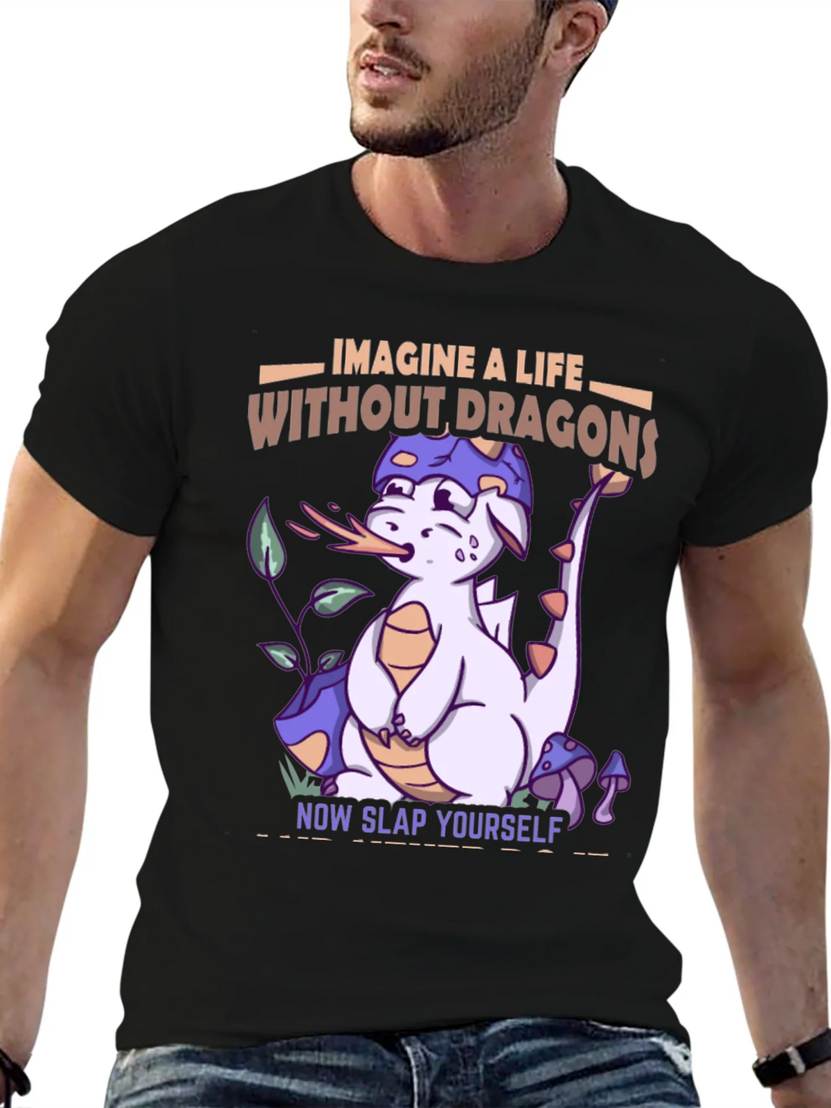 Imagine a Life Without Dragons T-Shirt product image 6