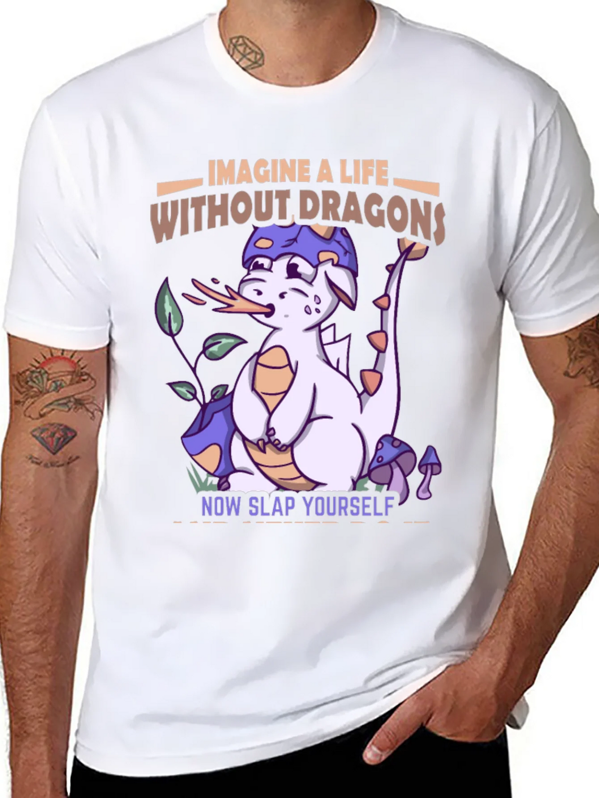 Imagine a Life Without Dragons T-Shirt product image 7