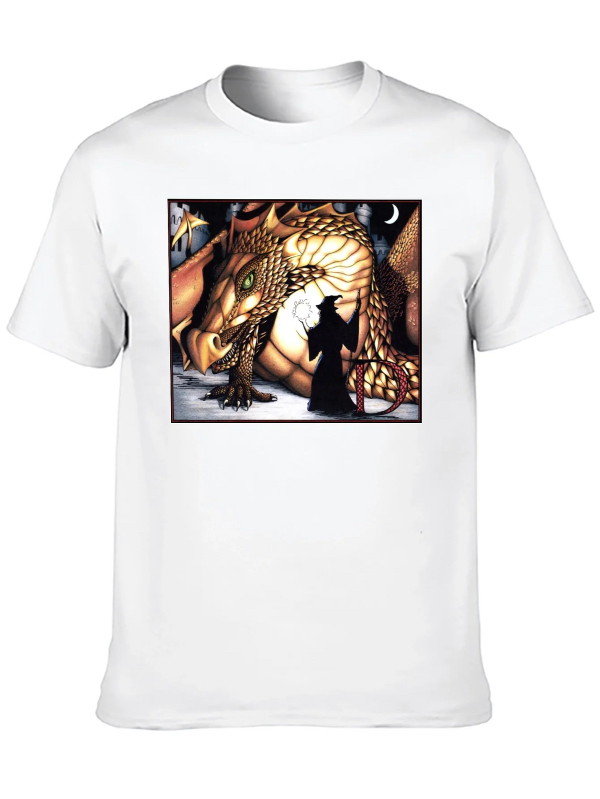 Dragon & Wizard Graphic Tee product image 9