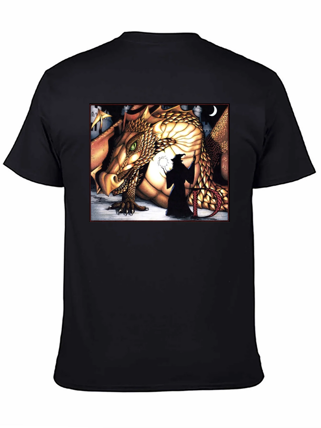 Dragon & Wizard Graphic Tee product image 4
