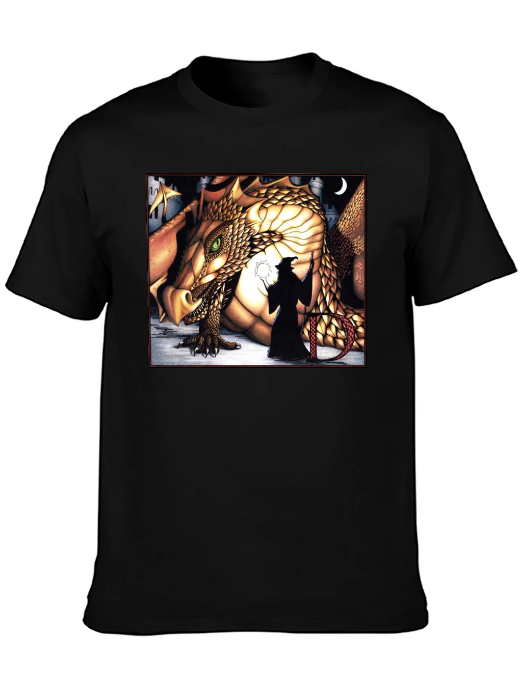 Dragon & Wizard Graphic Tee product image 3