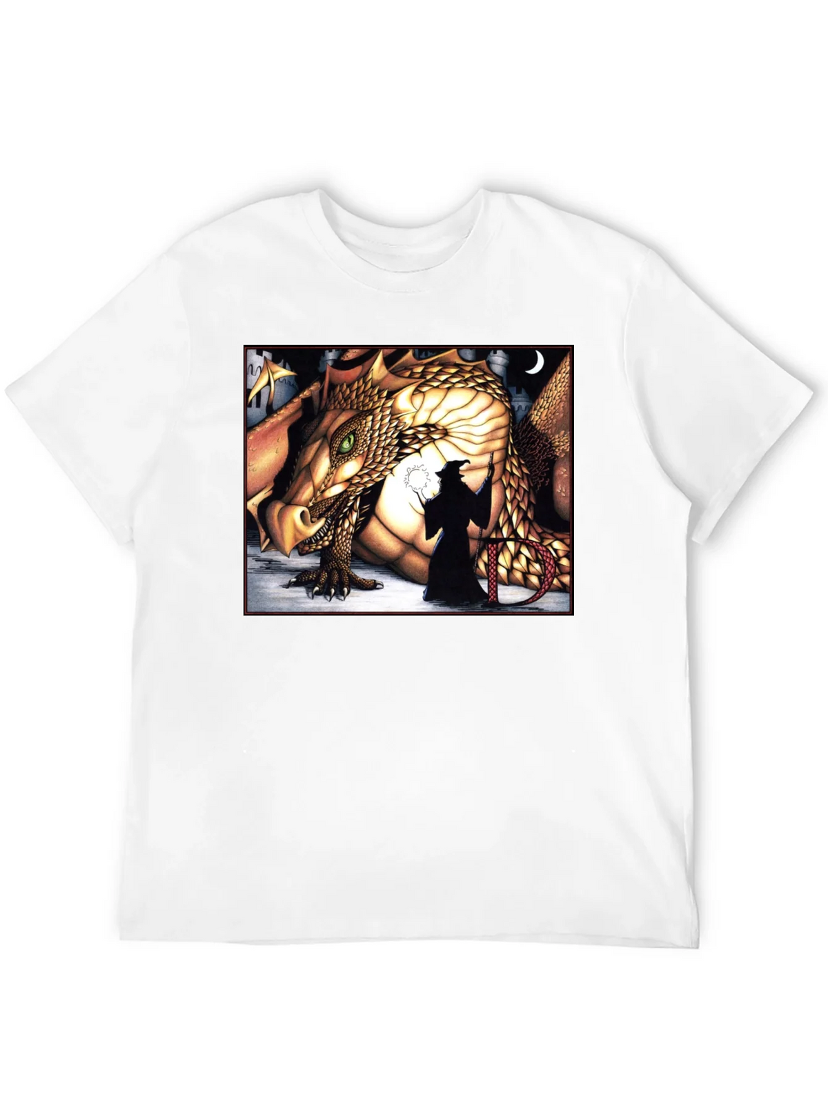 Dragon & Wizard Graphic Tee product image 11