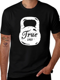 True 1953 Kettlebell Black T-Shirt product image 1