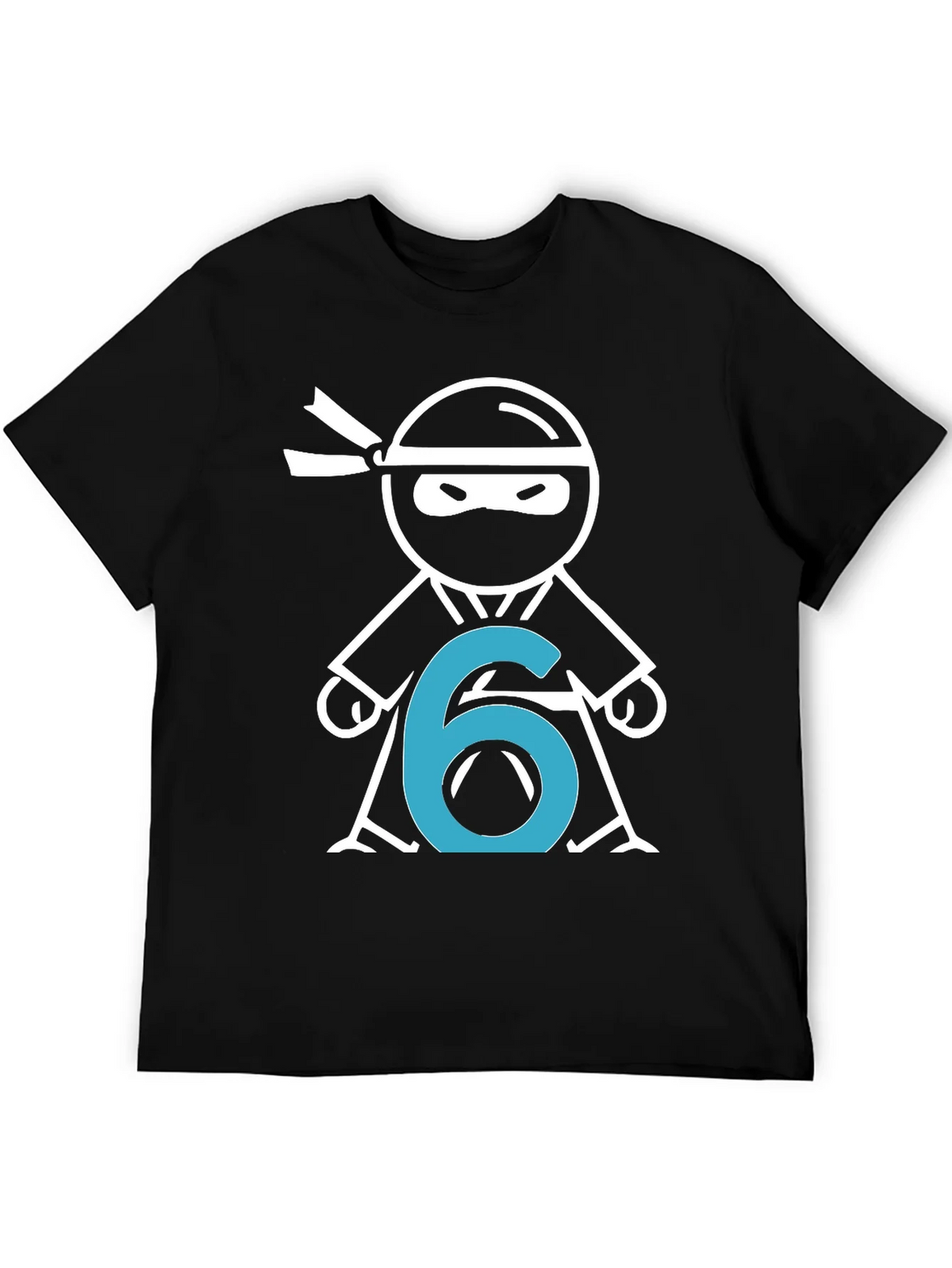 Ninja Number 6 T-Shirt - Birthday Party Tee product image 5