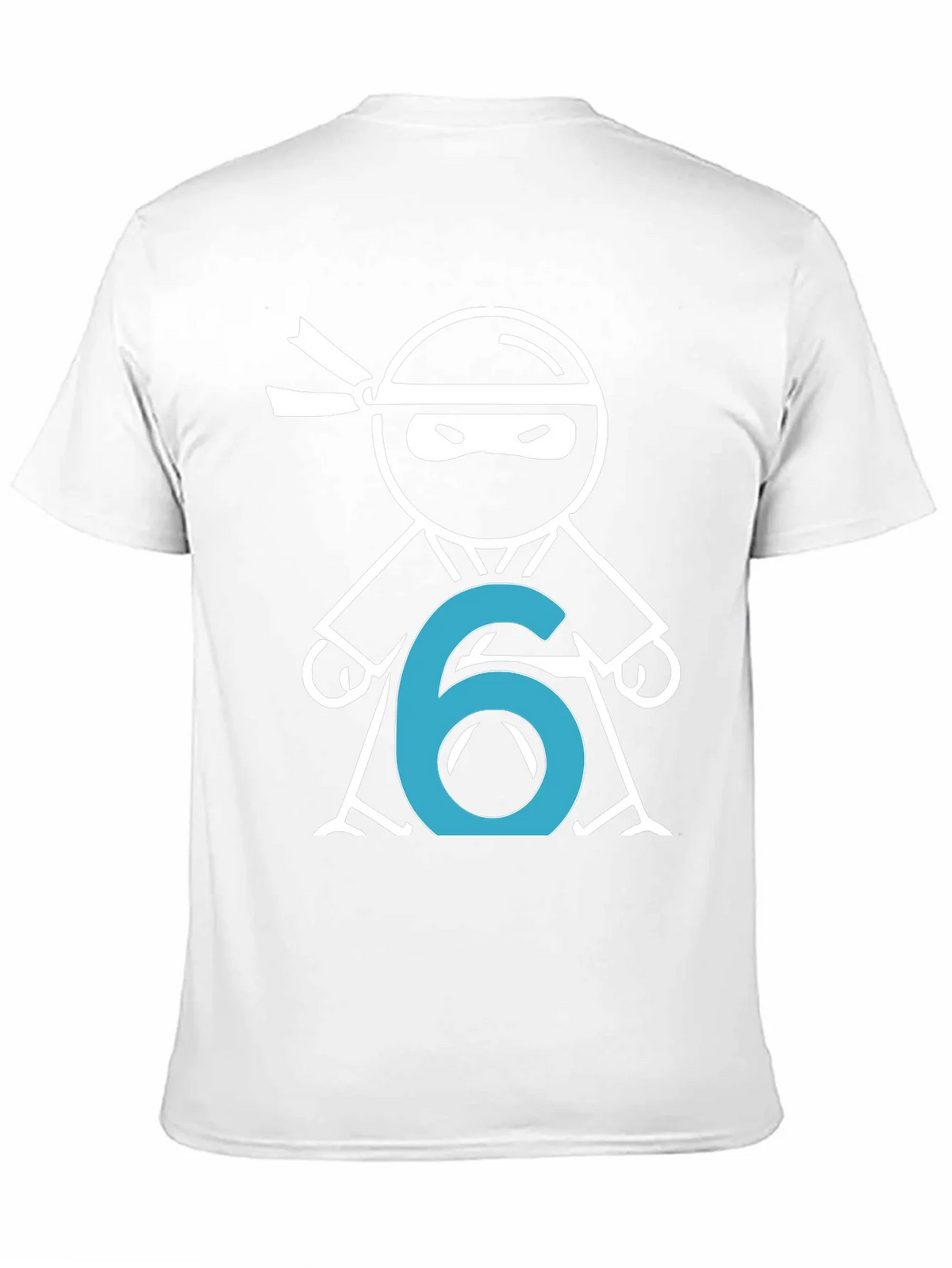 Ninja Number 6 T-Shirt - Birthday Party Tee product image 10