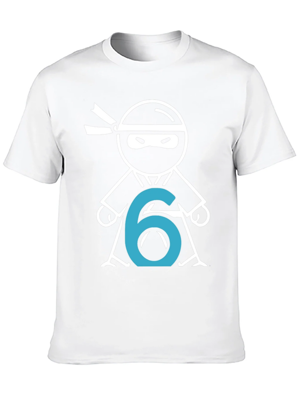 Ninja Number 6 T-Shirt - Birthday Party Tee product image 9