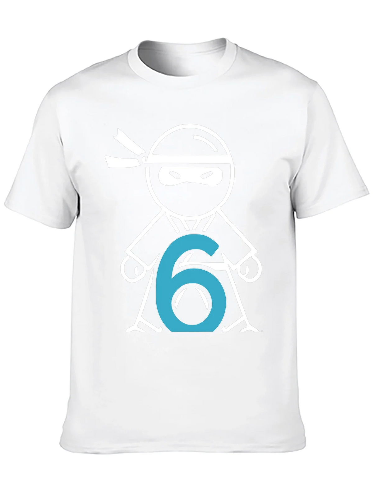 Ninja Number 6 T-Shirt - Birthday Party Tee product image 9