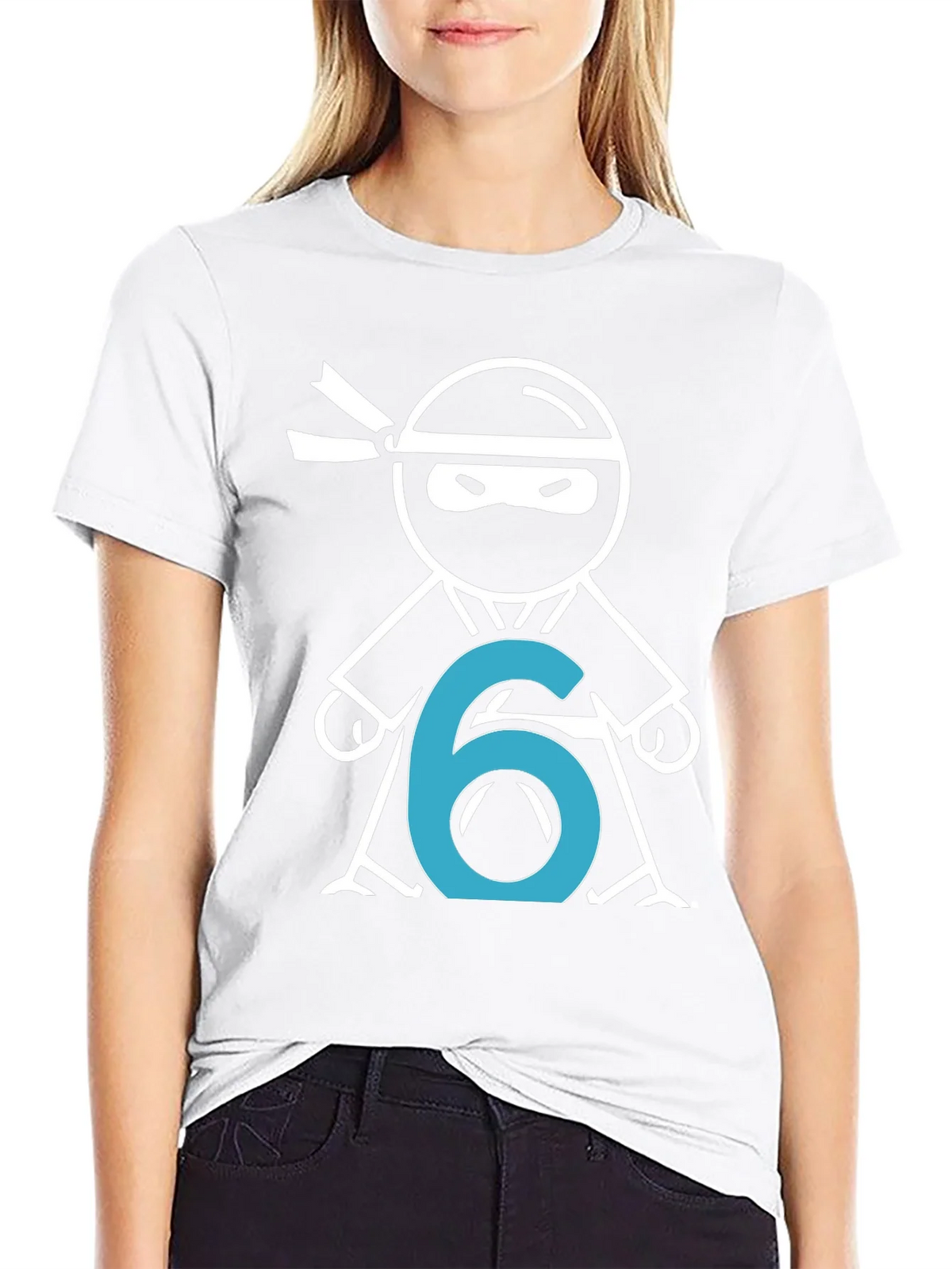 Ninja Number 6 T-Shirt - Birthday Party Tee product image 8