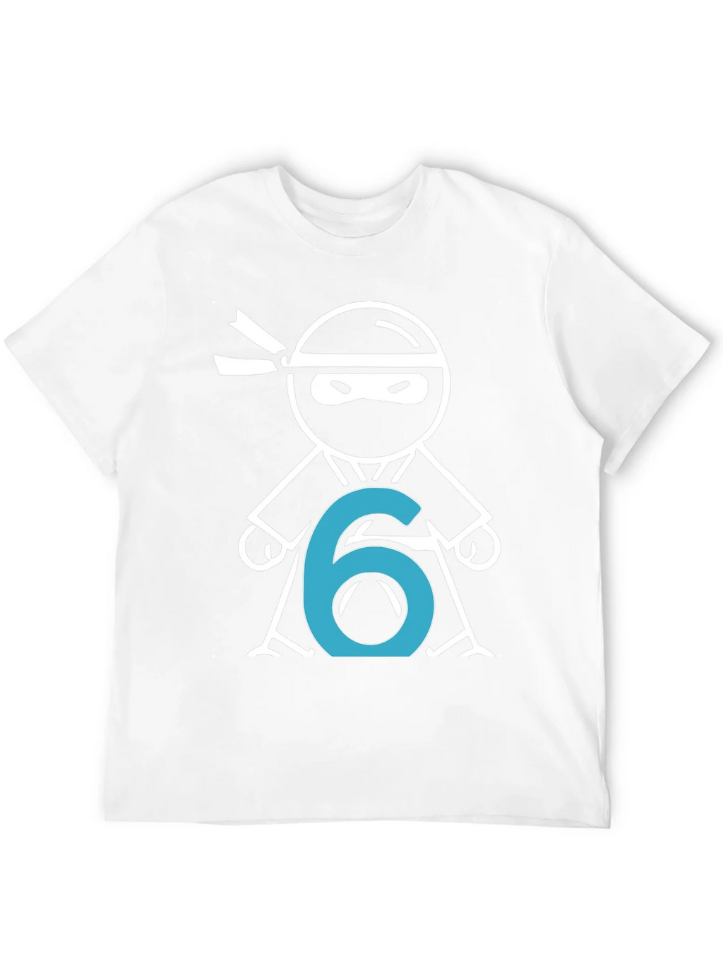 Ninja Number 6 T-Shirt - Birthday Party Tee product image 11
