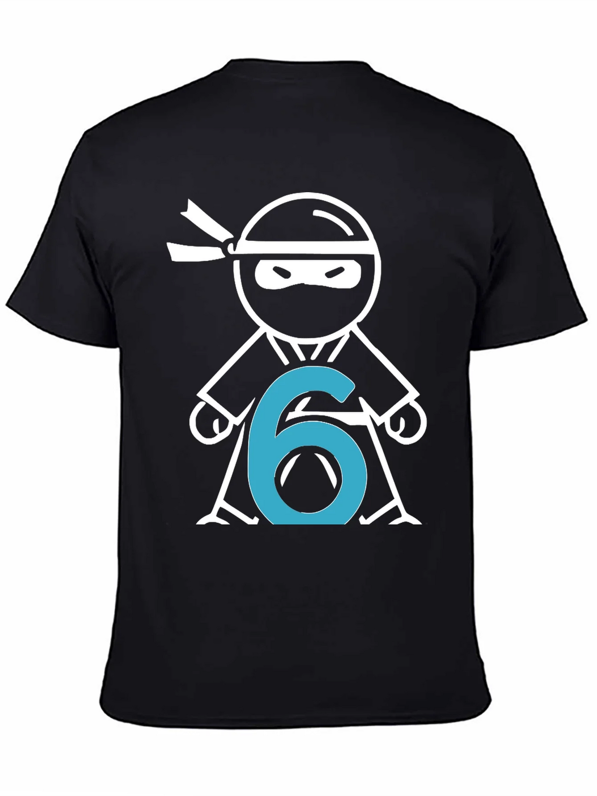 Ninja Number 6 T-Shirt - Birthday Party Tee product image 4