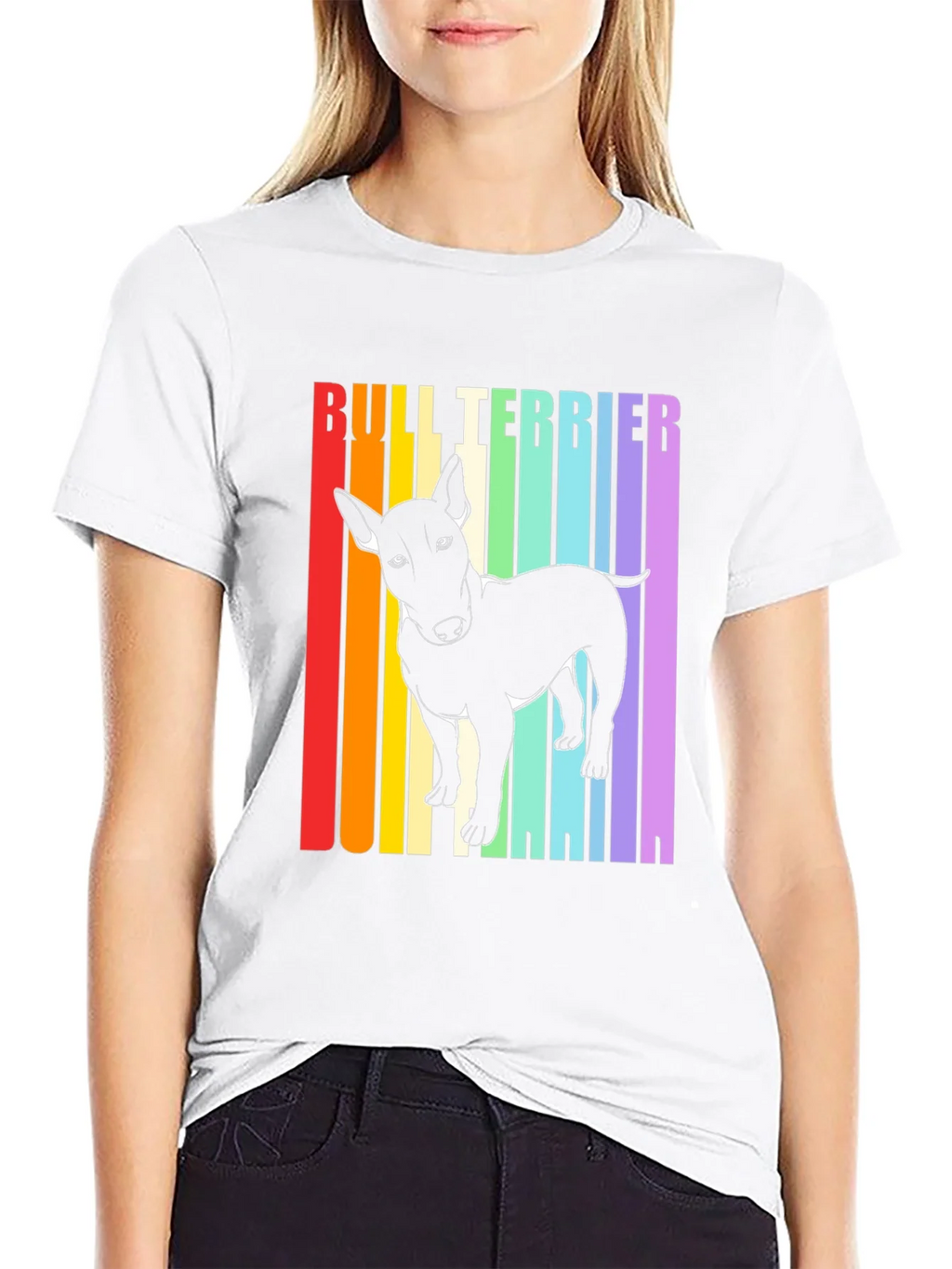Bull Terrier Rainbow T-Shirt product image 8