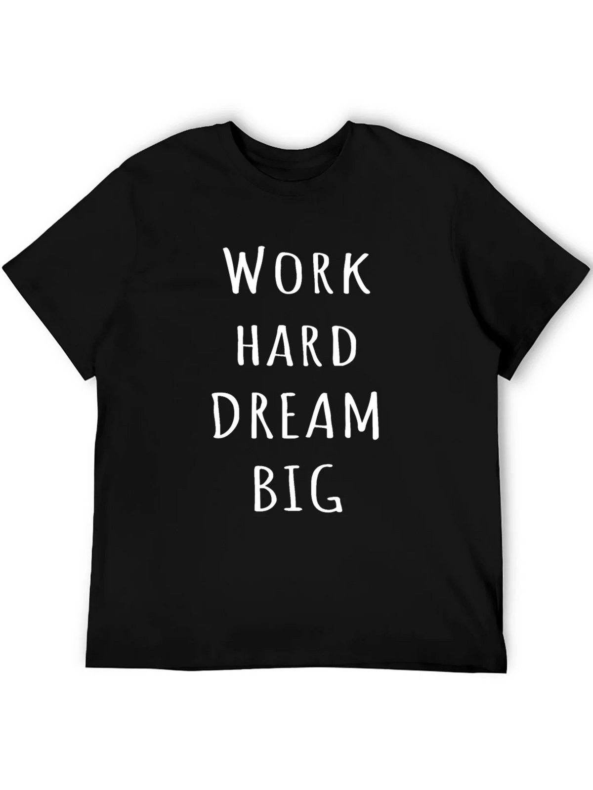 Work Hard Dream Big Black Graphic Tee product image 5
