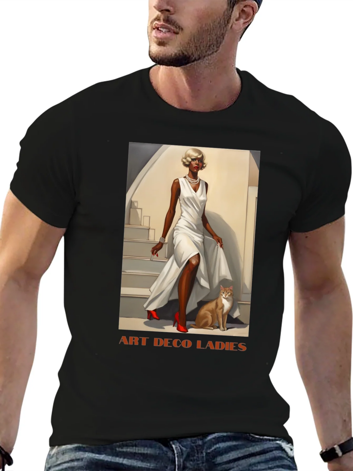 Art Deco Ladies Graphic T-Shirt product image 6