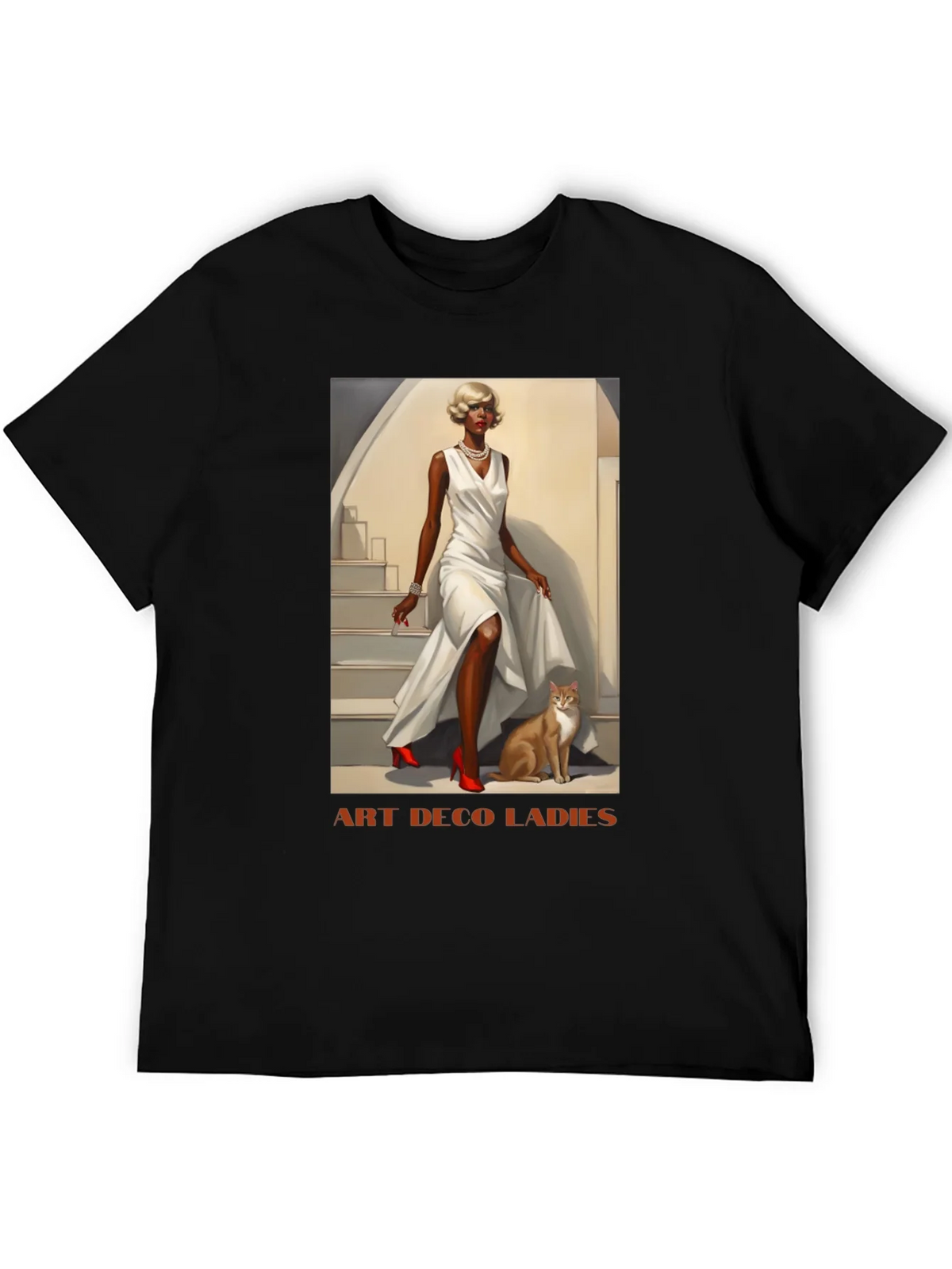 Art Deco Ladies Graphic T-Shirt product image 5