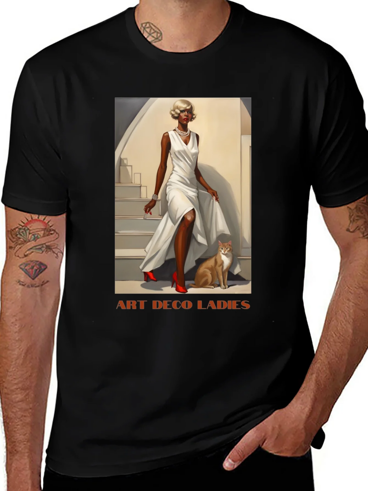 Art Deco Ladies Graphic T-Shirt product image 1