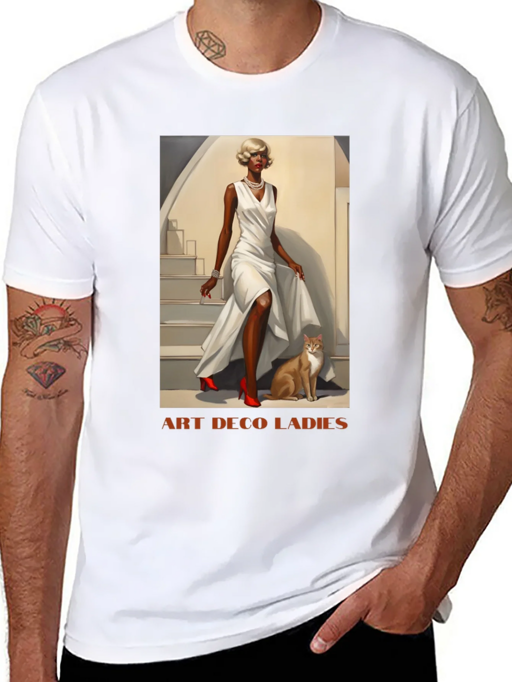 Art Deco Ladies Graphic T-Shirt product image 7