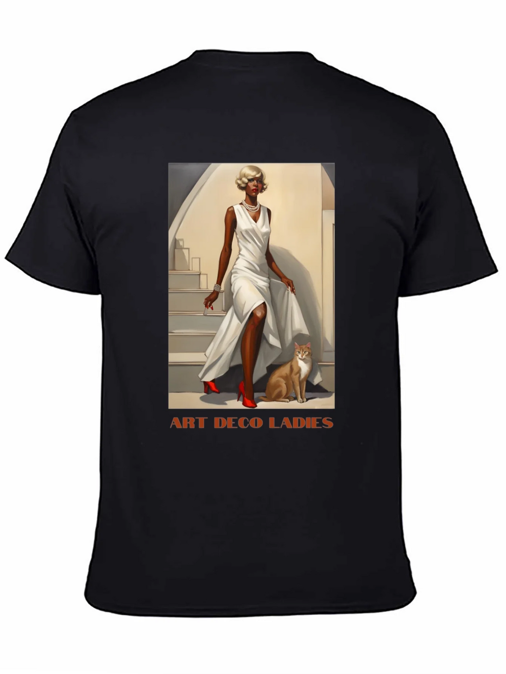 Art Deco Ladies Graphic T-Shirt product image 4